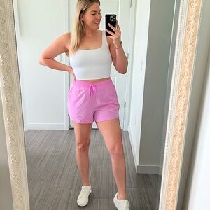 Abercrombie & Fitch Pink Athletic Shorts